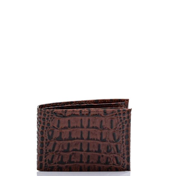 Brahmin Other - NEW Brahmin Billfold luxury Chocolate whitney Sturdy Genuine Leather NWT
